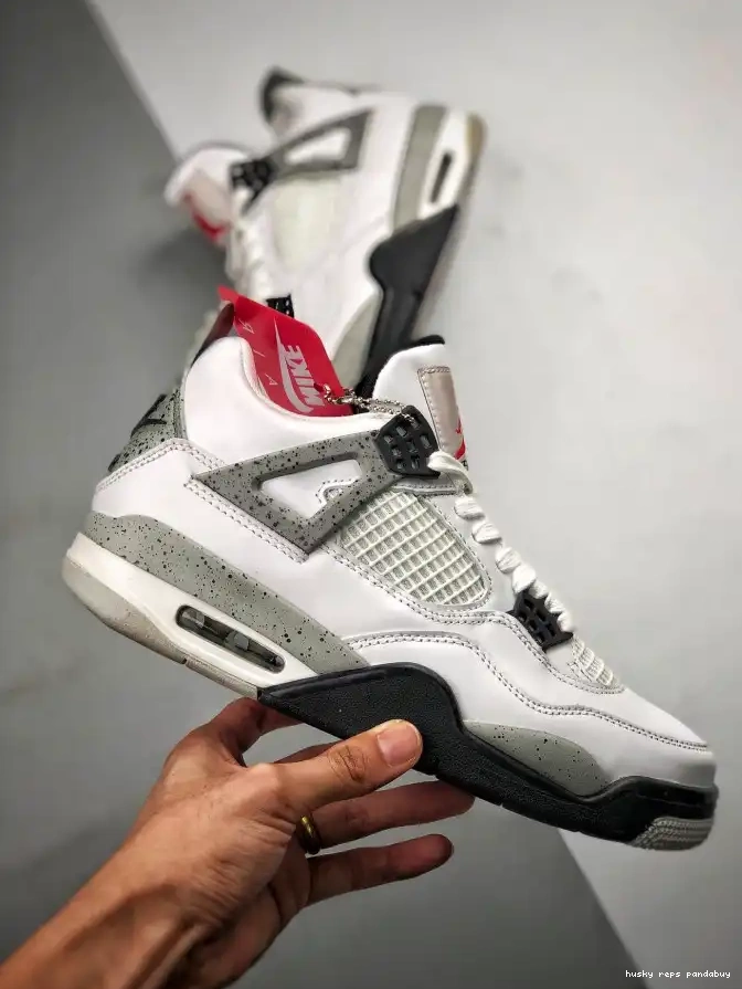 Rep Husky (nike) 840606-192 OG Air 4 Jordan Cement White 0518